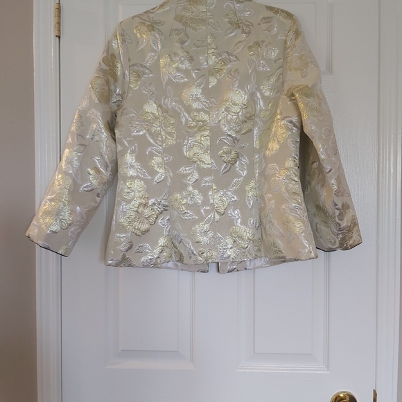 Brocade asian blazer size L - Picture 7 of 8